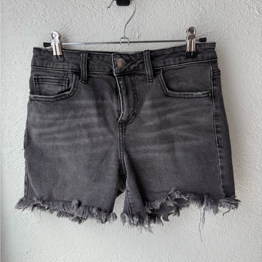 Carly Jean Los Angeles Revy Black Denim Shorts